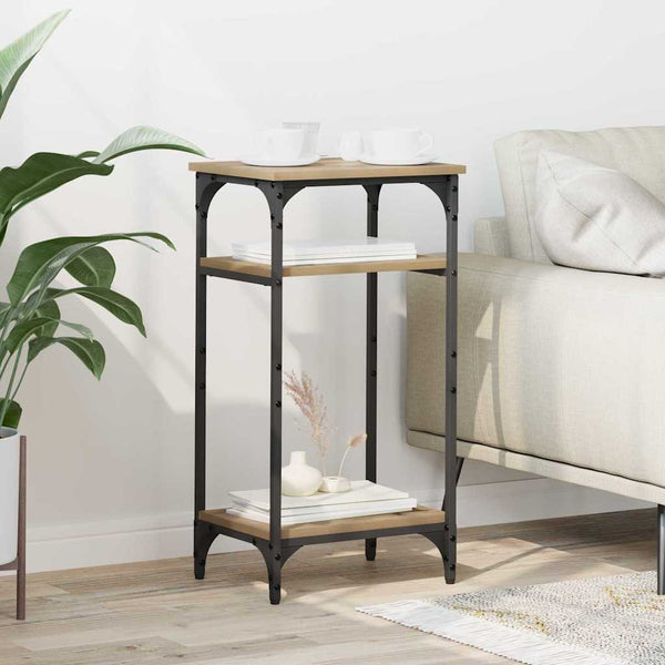 Sivupöytä hyllyllä Artisan tammi 40 x 30 x 75 cm Tekninen puu