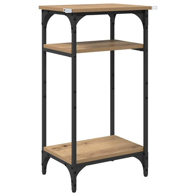 Sivupöytä hyllyllä artesaani tammi 40 x 30 x 75 cm Tekninen puu