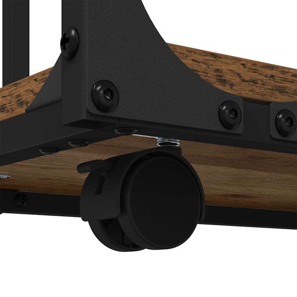 Sivupöytä hyllyllä Vanha puu 50 x 35 x 55.5 cm Tekninen puu