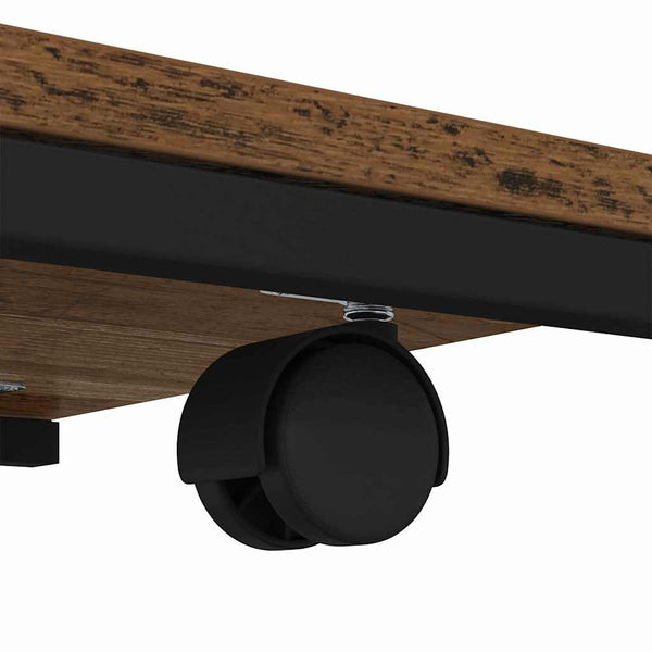 Sivupöytä hyllyllä Vanha puu 50 x 35 x 55.5 cm Tekninen puu