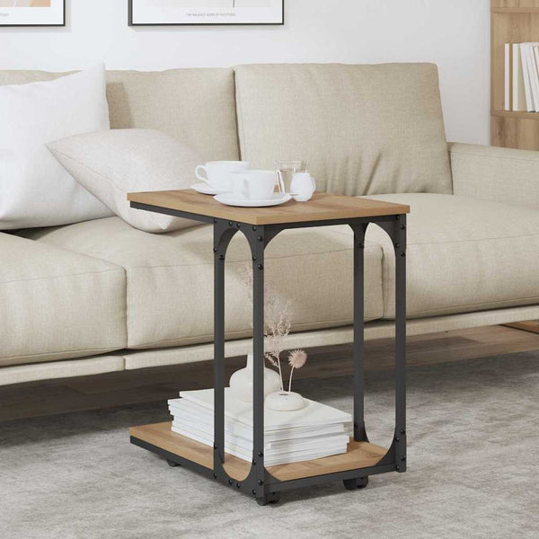 Sivupöytä hyllyllä Artisan tammi 50 x 35 x 55.5 cm Tekninen puu