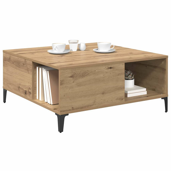 Sohvapöytä Artisan tammi 80 x 80 x 36,5 cm Tekninen puu