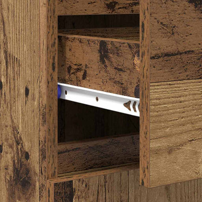 Sivupöytä Vanha Puu 60 x 35 x 70 cm Tekninen puu