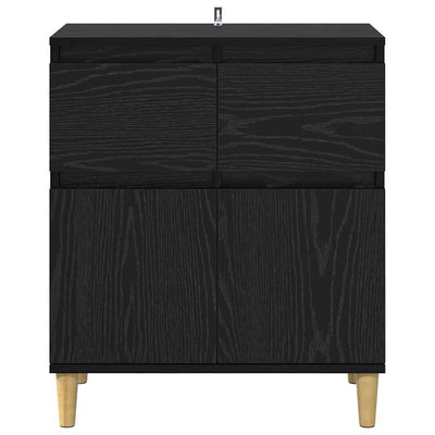 Sivupöytä Musta tammi. 60 x 35 x 70 cm Tekninen puu