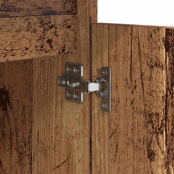 Yöpöytäkaappi Vanha puu 40 x 35 x 70 cm Tekninen puu