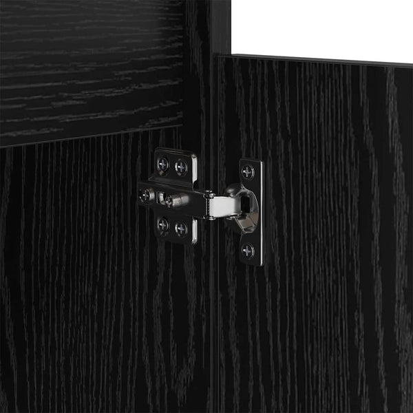 Yöpöytäkaappi Musta tammi. 40 x 35 x 70 cm Tekninen puu