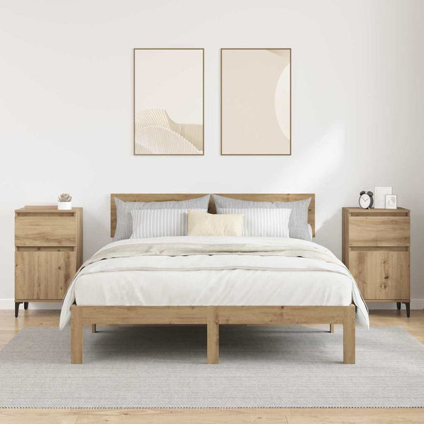 Yöpöytäkaappi 2 pcs artesaani tammi 40 x 35 x 70 cm