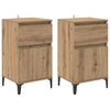 Yöpöytäkaappi 2 pcs artesaani tammi 40 x 35 x 70 cm