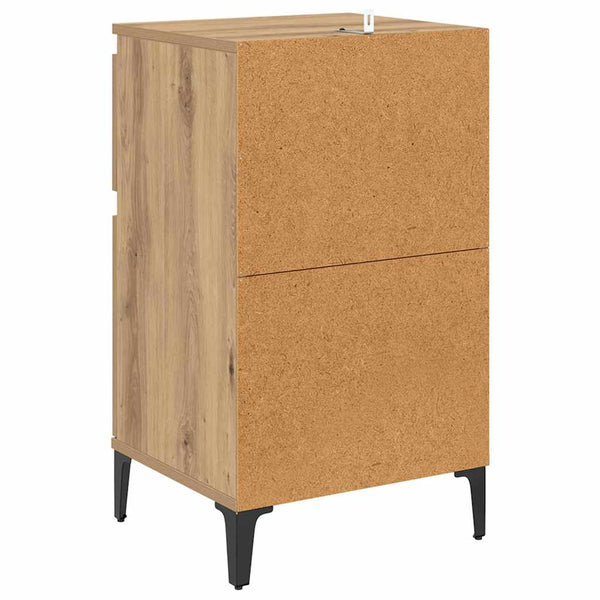 Yöpöytäkaappi 2 pcs artesaani tammi 40 x 35 x 70 cm