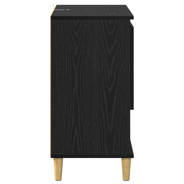 Sivupöytä Musta tammi 35 x 60 x 70 cm Tekninen puu