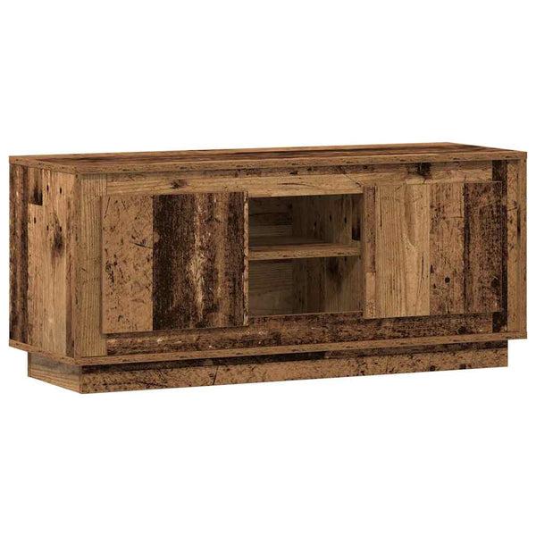 Vanha Puu TV-kaappi 102 x 35 x 45 cm Tekninen puu