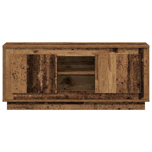 Vanha Puu TV-kaappi 102 x 35 x 45 cm Tekninen puu