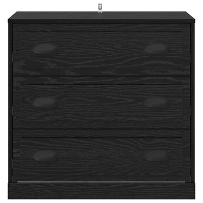 Sivupöytä Musta tammi. 70 x 35,5 x 67,5 cm Tekninen puu