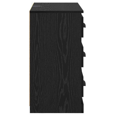 Sivupöytä Musta tammi. 70 x 35,5 x 67,5 cm Tekninen puu