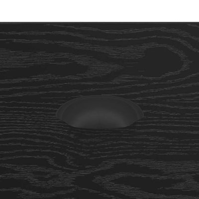 Musta tammi yöpöytäkaappi hyllyllä Iftime 50x50x60cm (puinen)