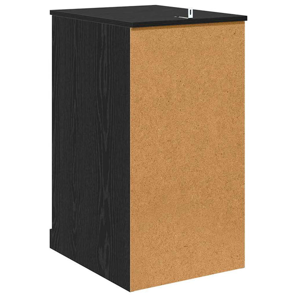Sivukaappi 40 x 50 x 75 cm Tekninen puu Musta tammi.