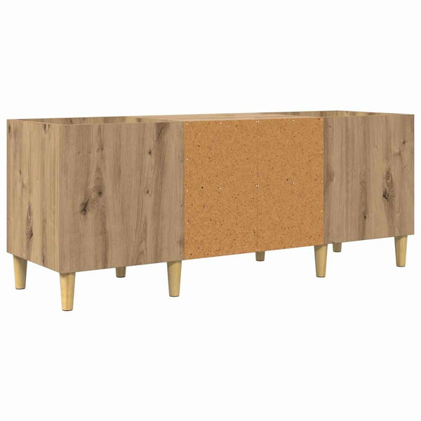 Levykaappi 121 x 38 x 48 cm Tekninen puu Artisan tammi