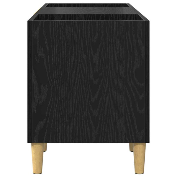 Levykaappi 121 x 38 x 48 cm Tekninen puu Musta tammi.