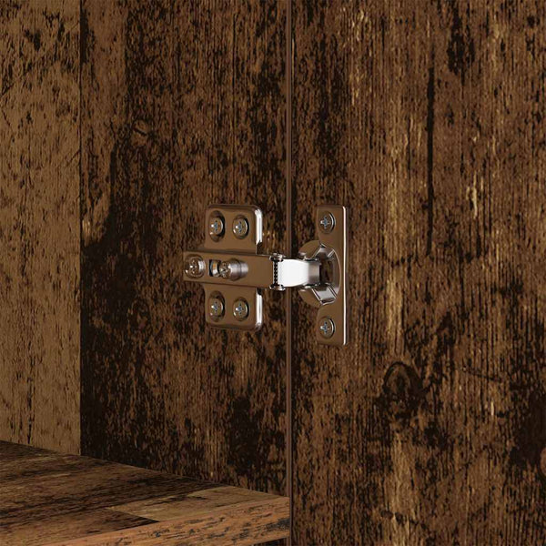 Tekninen puu sivupöytä 69,5 x 34 x 90 cm vanhasta puusta