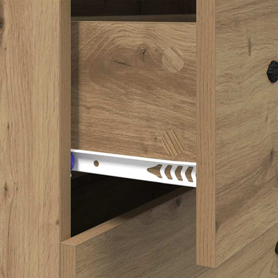 Sivupöytä laatikon kanssa Artisan tammi 69,5 x 34 x 90 cm