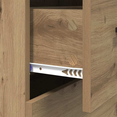 Sivupöytä laatikon kanssa Artisan tammi 69,5 x 34 x 90 cm