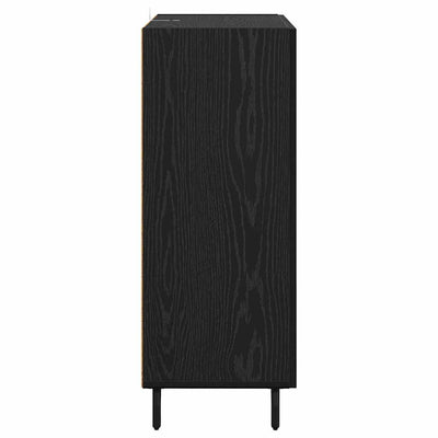 Sivupöytä laatikon kanssa Musta tammi. 69,5 x 34 x 90 cm