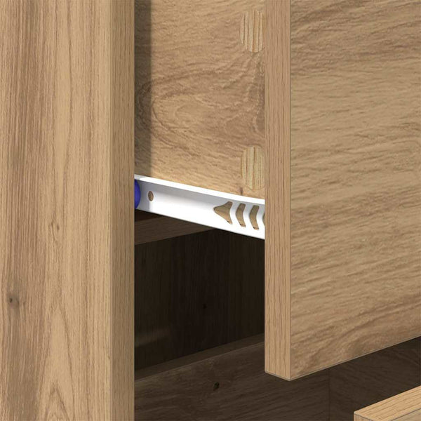 Sivupöytä tammi Artisan 34,5 x 34 x 90 cm teknisestä puusta