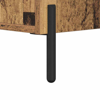 Sivupöytä Romeov 34x34.5x90cm (vanha puu, puinen)