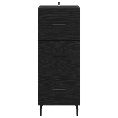 Musta tammi sivupöytä Ivah 34x34.5x90cm (puinen)