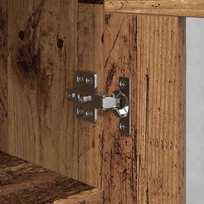 Sivupöytä Buster 34x34.5x90cm (vanha puu, puinen)