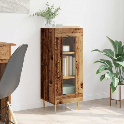 Sivupöytä Buster 34x34.5x90cm (vanha puu, puinen)