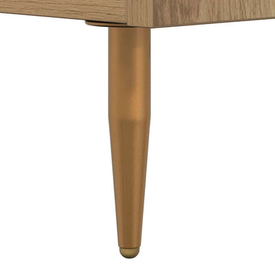 Artesaani tammi sivupöytä Ziadin 34x34.5x90cm (puinen)