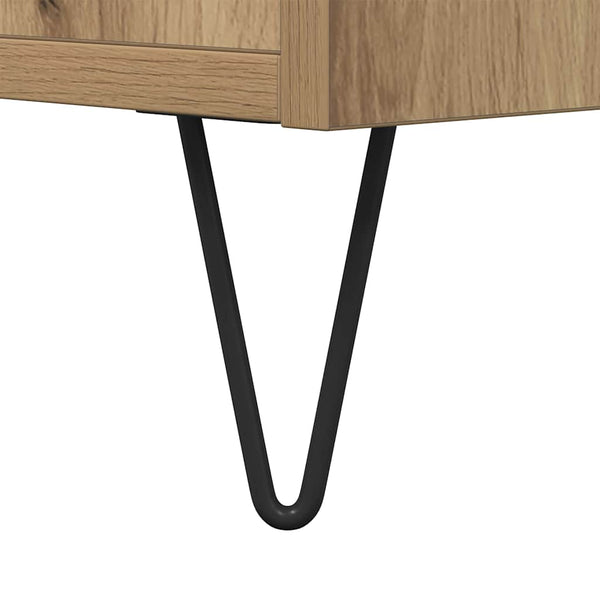 Sohvapöytä Artisan tammi 80 x 80 x 36,5 cm Tekninen puu