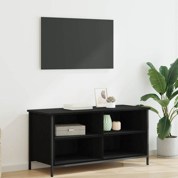 TV-kaappi Musta tammi. 100 x 40 x 50 cm Tekninen puu