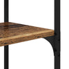 Kirjahylly 9 tasoa 100 x 32 x 170 cm Tekninen puu Vanha puu
