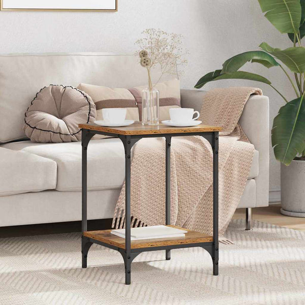 Sohvapöytä Vanha Puu 40 x 40 x 55 cm Tekninen puu