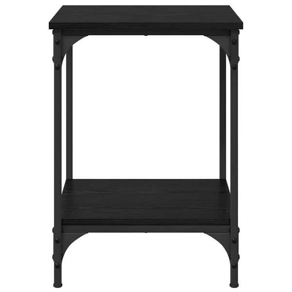 Sohvapöytä Musta tammi. 40 x 40 x 55 cm Tekninen puu