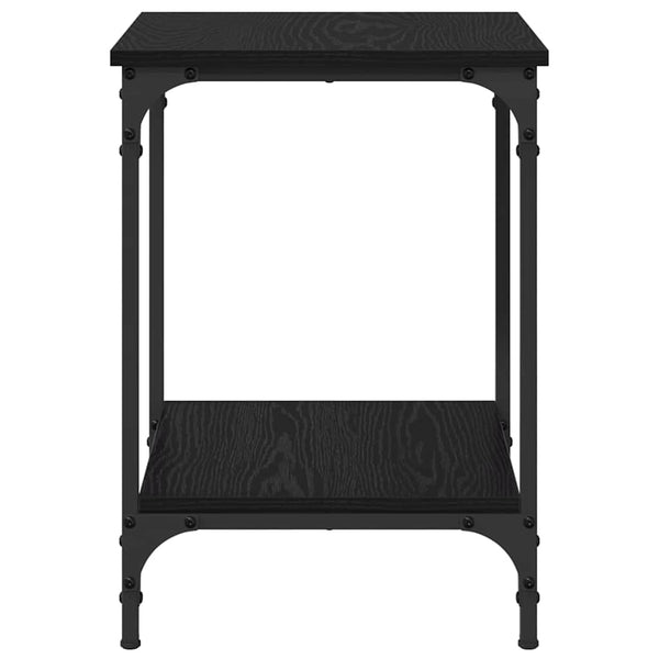 Sohvapöytä Musta tammi. 40 x 40 x 55 cm Tekninen puu