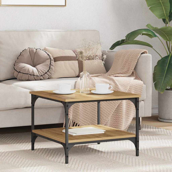 Sohvapöytä Artisan tammi 55 x 55 x 40 cm Tekninen puu