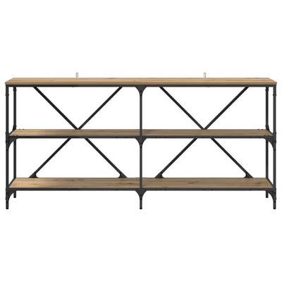 Konsolipöytä hyllyllä Artisan tammi 160 x 30 x 75 cm