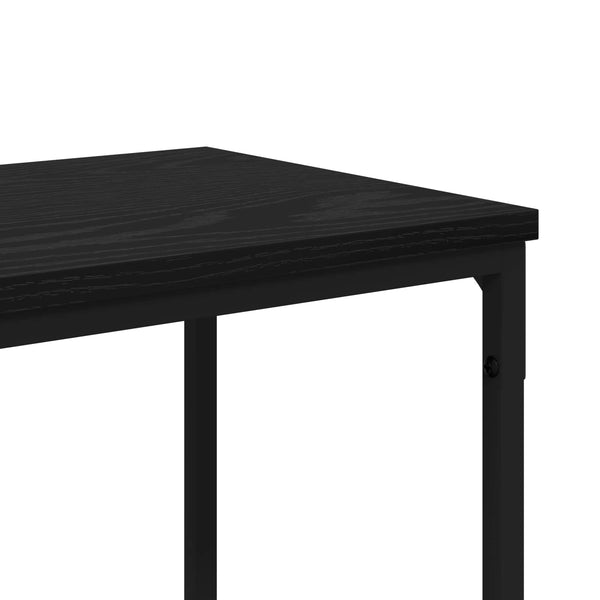 Konsolipöytä Musta tammi. 160 x 30 x 75 cm Tekninen puu
