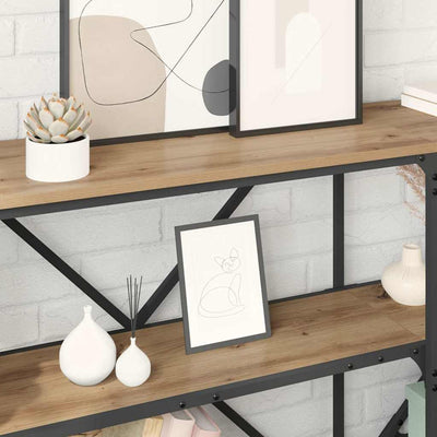 Konsolipöytä hyllyllä Artisan tammi 180 x 30 x 75 cm