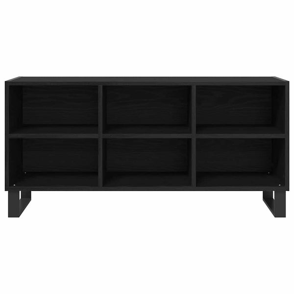 Musta tammi TV-kaappi. Materiaalina Tekninen puu, mitat 103,5 x 30 x 50 cm.