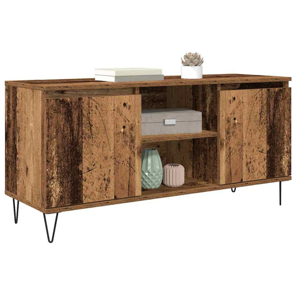 104 x 35 x 50 cm Tekninen puu TV-kaappi Vanha Puu