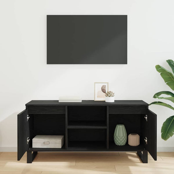 TV-kaappi Tekninen puu, Musta tammi. 104 x 35 x 50 cm