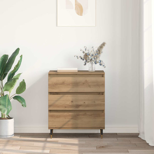 Sivupöytä Artisan tammi 60 x 35 x 70 cm Tekninen puu