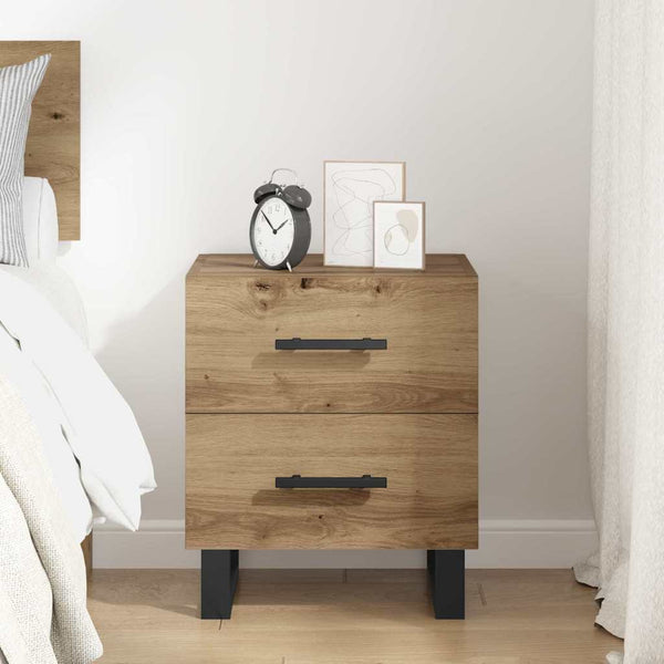 Yöpöytäkaappi artesaani tammi 40 x 35 x 47.5 cm Tekninen puu