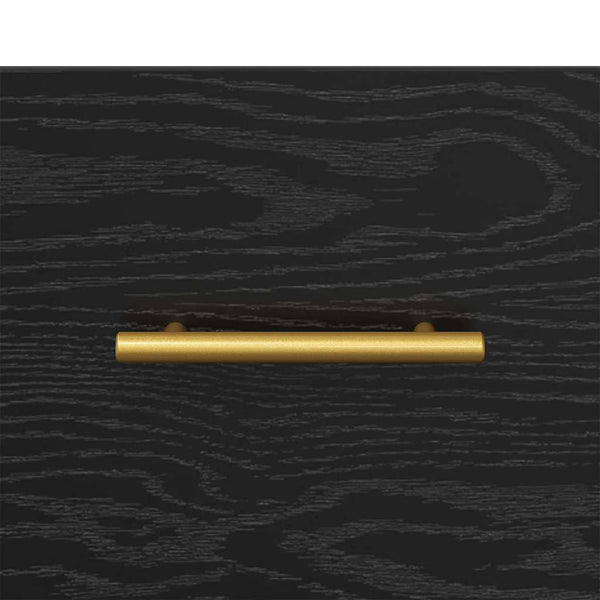 Yöpöytä laatikon kanssa Musta 40 x 35 x 47.5 cm Tekninen puu