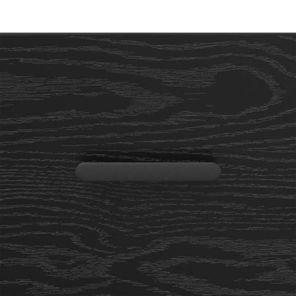 Yöpöytäkaappi Musta tammi. 40 x 40 x 66 cm Tekninen puu