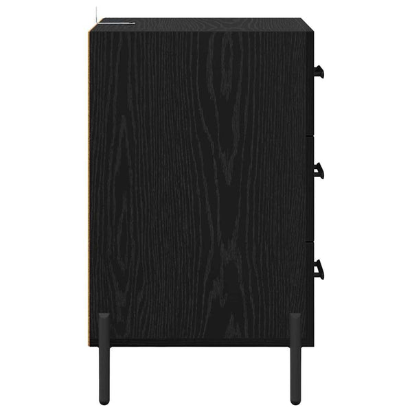 Yöpöytäkaappi Musta tammi. 40 x 40 x 66 cm Tekninen puu